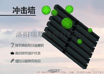 瑞塔橡胶冲击墙、 橡胶冲击墙、转载点缓冲墙--点击浏览大图